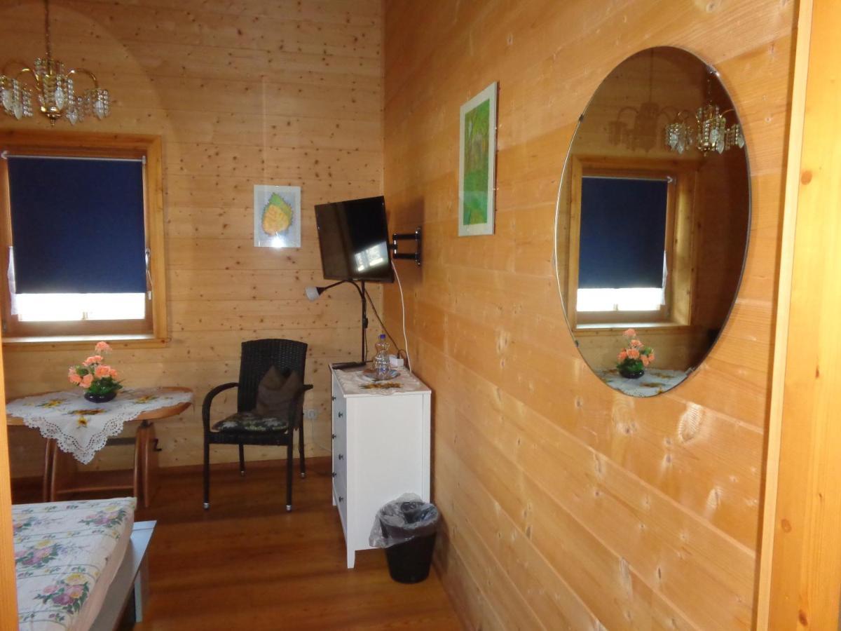 Barrierefreies Zimmer Im Blockhaus Mit Sauna Am See Soyen Exteriör bild